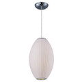 Maxim Lighting - Cocoon Collection 1-Light Pendant 15" Wide - 12188WTPC