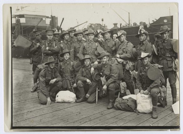 Australia Solders, HMAT Nester, 1916