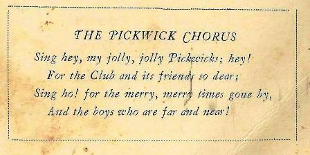 The resonding Pickwickians Chorus