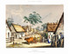 South Australia Illustrated by George French Angas. Archival limited edition giclée, German Village of Klemsic, settled on the banks of the  River Torrens circa 1839, on land owned by G. Fife Angas.