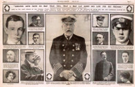 The Daily Mirror 20 April 1912: Here is a tribute featuring Capt E.J Smith, Mr Bride and Mr Phillips both tireless operators, Mr Jacques Futrelle a well known novelist, American Millionaires  Mr. Isidor Straus and wife, Col. J.J. Astor, among others.