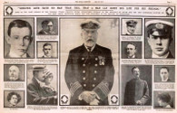 The Daily Mirror 20 April 1912: Here is a tribute featuring Capt E.J Smith, Mr. Bride and Mr. Phillips both wireless operators, Mr. Jacques Futrelle a well known novelist, American Millionaires  Mr. Isidor Straus and wife, Col. J.J. Astor, among others.