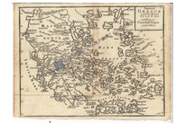 "Ancient Greece and the adjacent Islands according to Cornelius Nepros and others" Christopher Browne c.1725