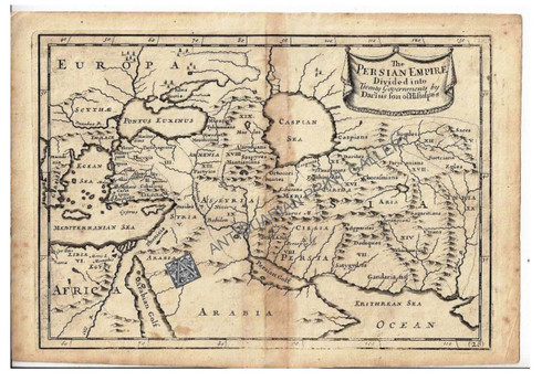 " The Persian Empire Divided into Twenty Governments by Darius son of Histaspes" Christopher Browne c.1725