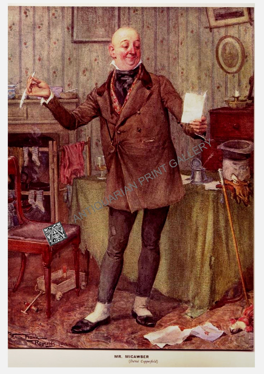 Illustrator Reynolds Charles Dickens David Copperfield