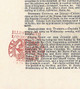 ILN Antique stamp in red ink