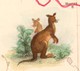The Kangaroo seems little unsure, since it was a unique animal that defied even the anatomical mastery of George Stubbs in 1772.
