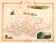 "Victoria or Port Philip" Archival Limited edition giclee after cartographer John Rapkin published by John Tallis & Co. Past of the last decorative atlases with decorative vignettes. www.historyrevisited.com.au