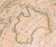 New Holland/Nouvelle Hollande, the future Australia, showing the result of James Cook discovery of the East Coast, but with Tasmania attached. A partial New Guinea,  the Dutch East Indies Islands to the North West.