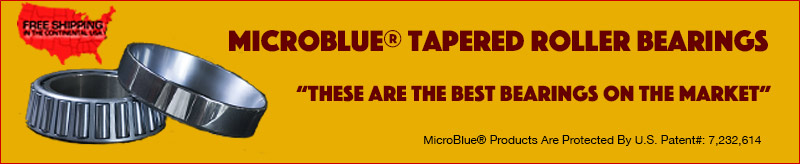 MicroBlue Low Friction Tapered Bearings