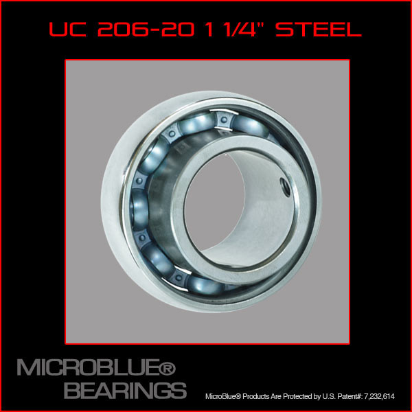UC 206-20 Steel Axle Bearing