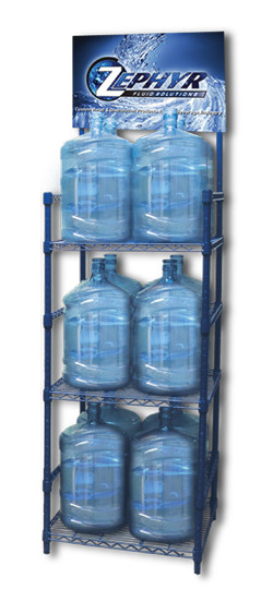 Water Bottle Storage Container Rack Unit Plastic 5 Gallon Holder System Organize