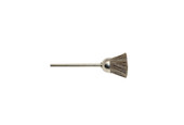 Soft Bristle Cup Brush, 1/2" Diameter 3/32" Shank , Item No. 16.750