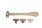 Egghead Hammer with 3 Replaceable Faces, Item No. 37.525