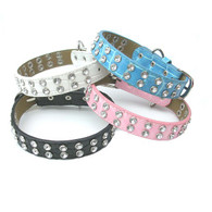 Double Row Crystal Collar in 4 Colours