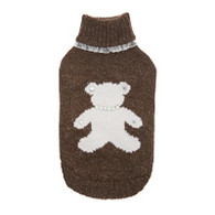 Puppy Angel Jewelled Bear Sweater in Brown 40 % OFF