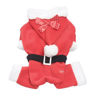 Puppy Angel Happy Christmas Santa Overalls for Dogs