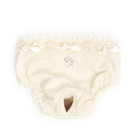 Puppy Angel Miss Daisy Panties for Dogs in Ivory