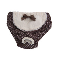 Puppy Angel Dotty Cotty Panties for Dogs in Beige