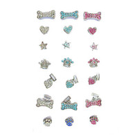 Rhinestone Charms for Personalised Pet Collars