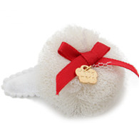 Puppy Angel Magic Pom Pom Hair Bow for Dogs in Red