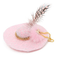 Puppy Angel Noble Queen Hat Hair Pin for Dogs in Pink