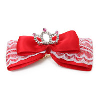 Puppy Angel My Princess Hair Bow for Dogs in Red