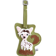 FF Chinese Crested Luggage Tag