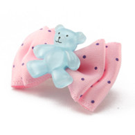 Puppy Angel Smile Bear Hair Pin for Dogs in Pink