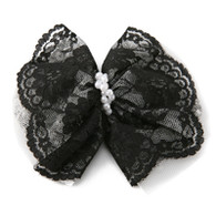 Puppy Angel Butterfly Hair Pin for Dogs in Black