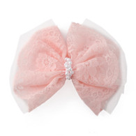 Puppy Angel Butterfly Hair Pin for Dogs in Peach