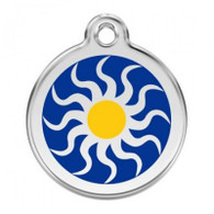 ID Tag for Dogs in Tribal Sun in 3 sizes
