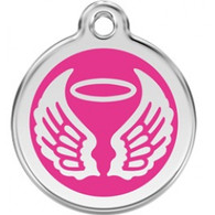 ID Tag for Dogs in Angel Wings in 11 Colours in 3 sizes