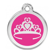 ID Tag for Dogs in Crown in 11 Colours in 3 sizes