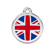 ID Tag for Cats in Union Jack