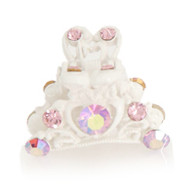 Puppy Angel Multi Jewelled Bunny Hair Pin in Pink