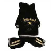 Puppy Angel Star Jogging Suit in Black 50 % OFF