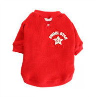 Puppy Angel Star Sweatshirt in Red