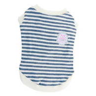 Puppy Angel Stripy Polo Shirt in Blue in XS S 60% OFF