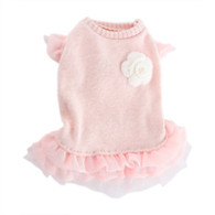 Puppy Angel Pearly Rose Chic Dress in Pink