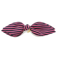 Puppy Angel Double Striped Hair Pin in Red