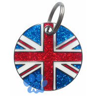 K9 ID Tags in Union Jack