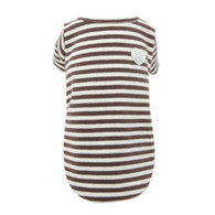 Puppy Angel Basic T Shirt in Brown Stripes
