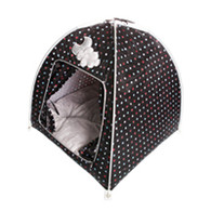 Puppy Angel Zane Doggy Tent in Navy Dots