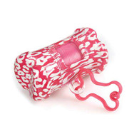 Safari Waste Bag Holders in Leopard and Pink 2 Pack