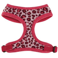 Vibrant Leopard Print Soft Harness in Pink