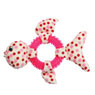 Nautical Nubbies Dog Toy in Pink Fish