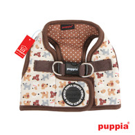 Puppia Dog Story Soft Dog Vest Harness in Brown