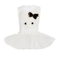 Puppy Angel Natty Rabbit Dress in White 40% off