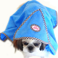 DogPose Prince Hooded Towel in Blue